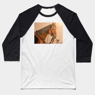 Chestnut Thoroughbred (Warmblood) Baseball T-Shirt